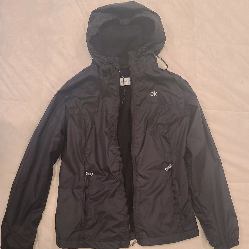 Small Calvin Klein Black Windbreaker